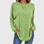 Women's Sleek Minimalist Top Green