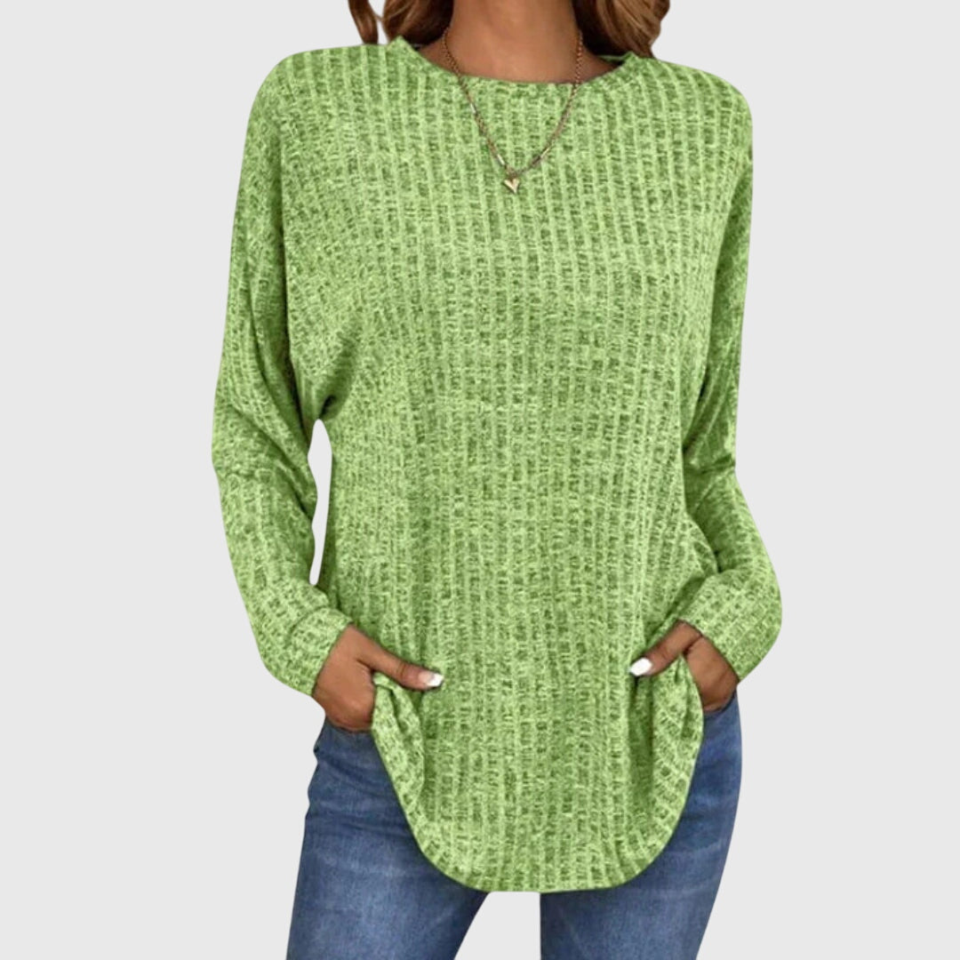 Women's Sleek Minimalist Top Green