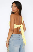 Women's One-Shoulder Lace Top