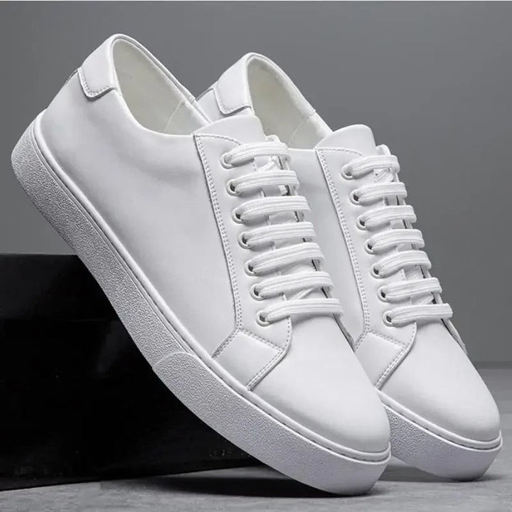 Men's Comfortable Leather Sneakers-MODAUTLET