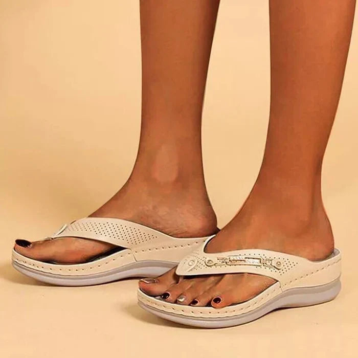 Women's Soft Padded Flip Flops-MODAUTLET