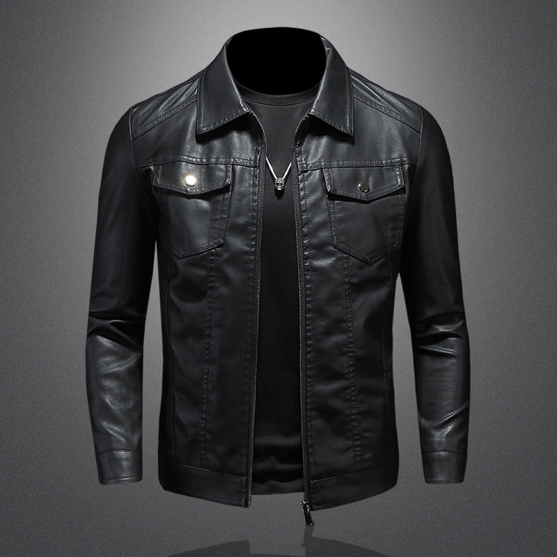 Men's Vintage Leather Jacket - Durable, Comfortable, Stylish Everyday Wear