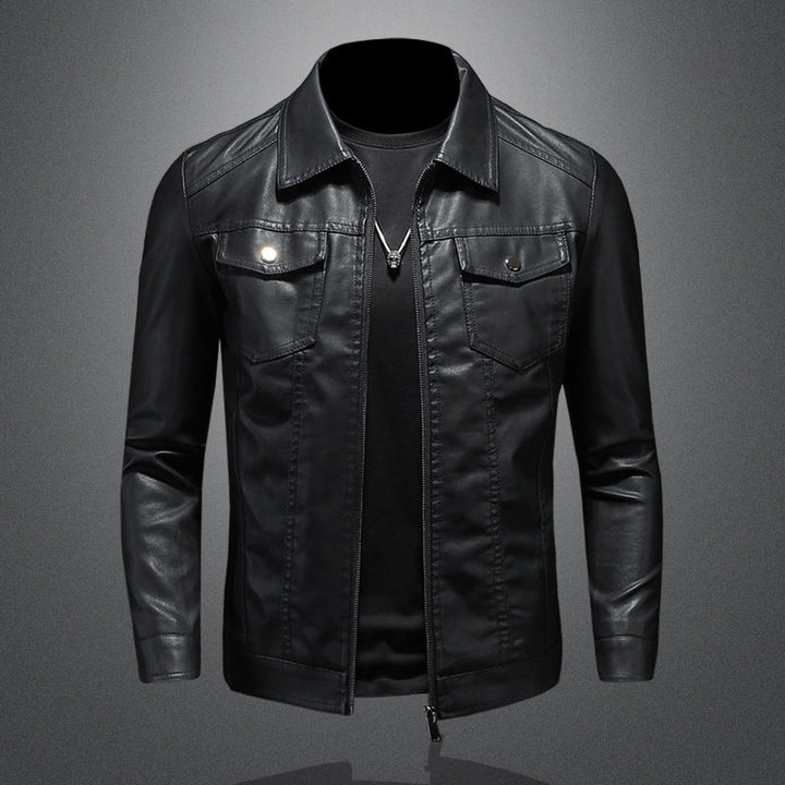 Men's Vintage Leather Jacket - Durable, Comfortable, Stylish Everyday Wear
