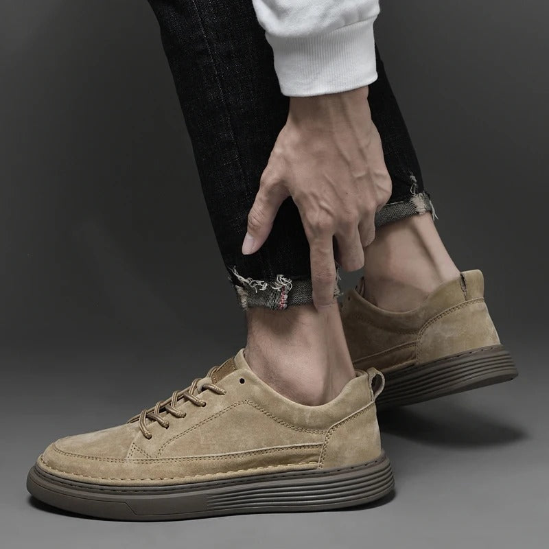 Men's Leather Navarro Shoes - Stylish and Durable Footwear-MODAUTLET
