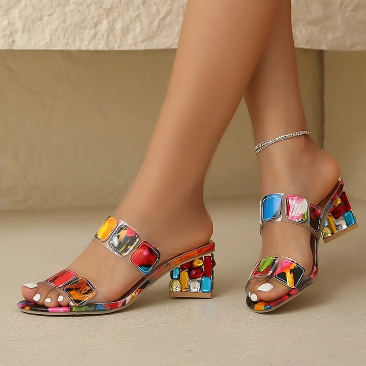 Women's Double-Strap Flora Sandals-MODAUTLET