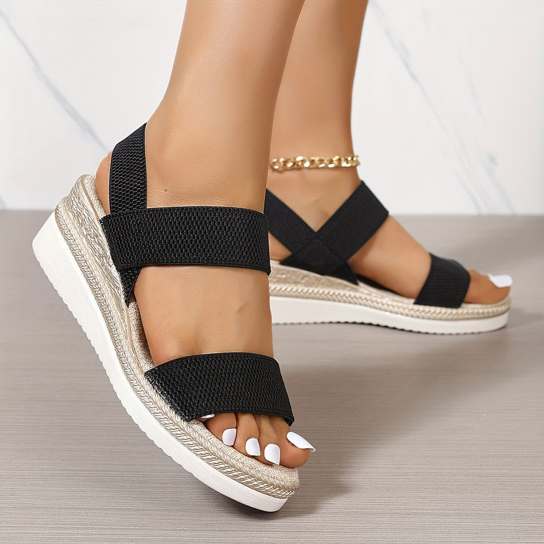 Women's Wedge Heel Sandals for All-Day Comfort - Summer Footwear-MODAUTLET