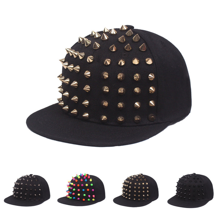 Stylish Black Rivet Hat for Fashionable Looks