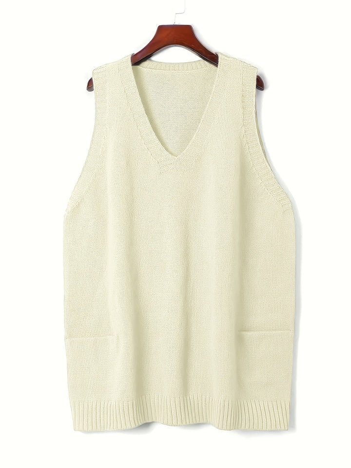 Lang damesvest met relaxte pasvorm