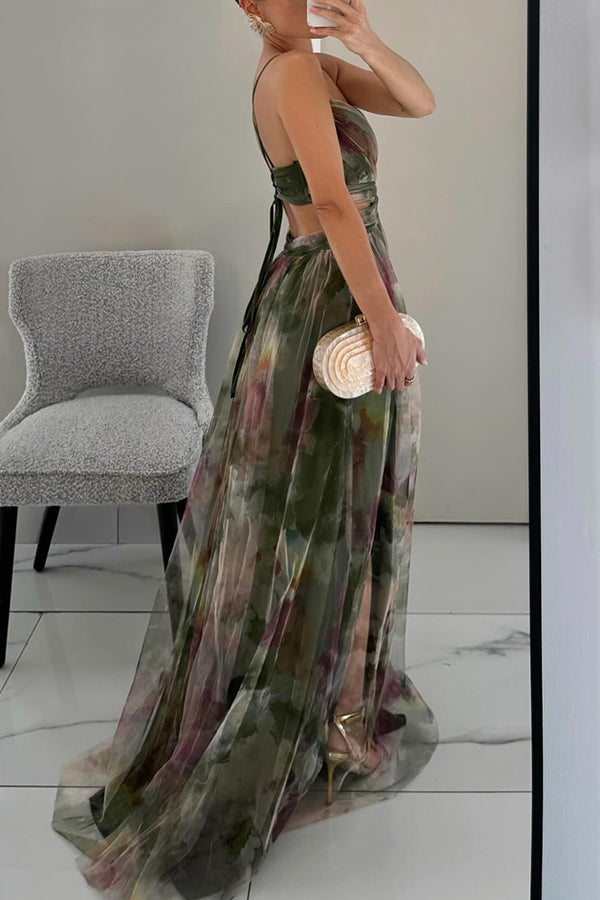 Hazel | Robe longue plissée élégante pour femme