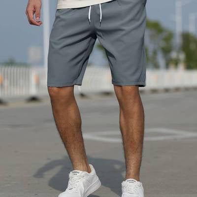 Men's Leisure Shorts Breathable Cotton Blend Drawstring-MODAUTLET