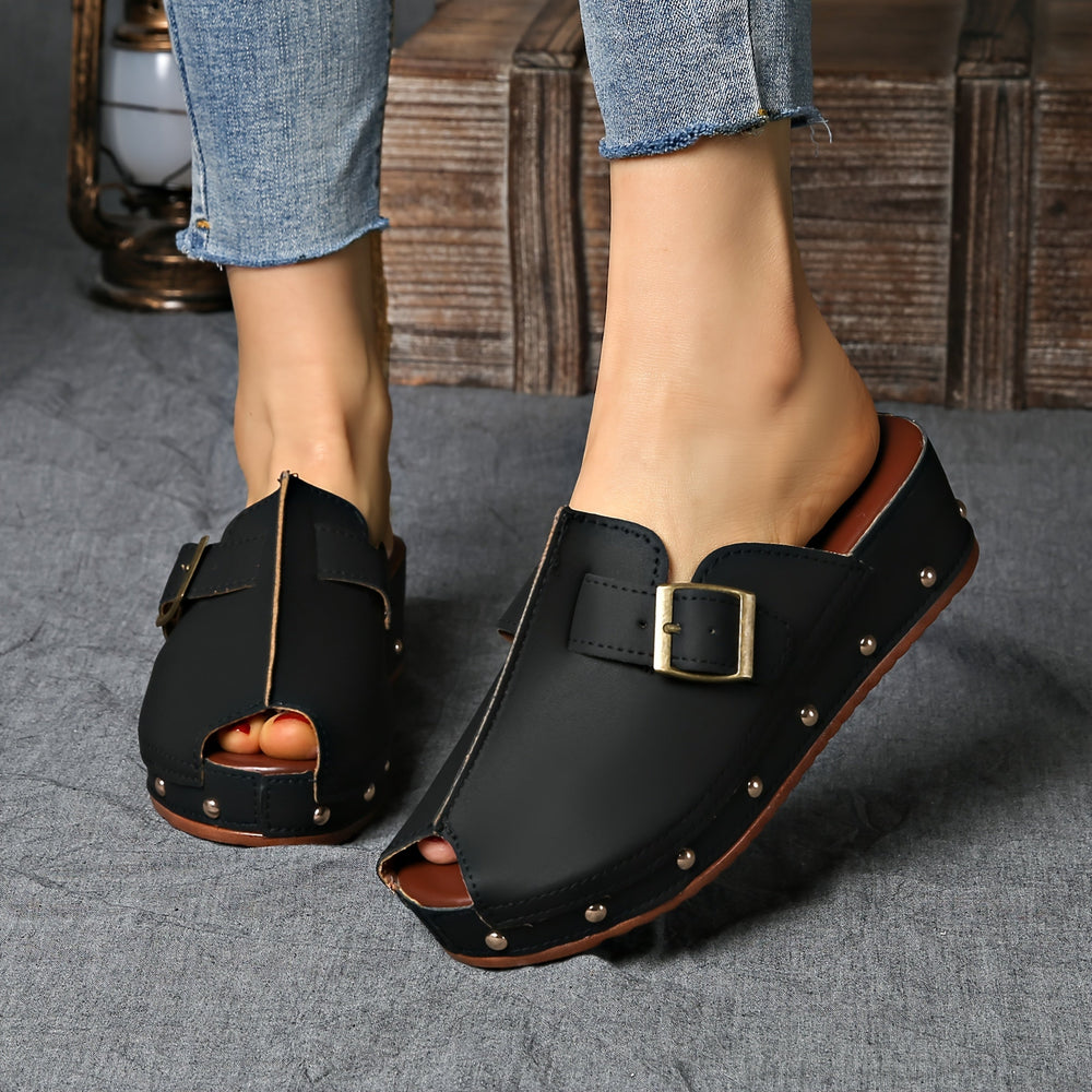 Women's Slip-Resistant Platform Sandals-MODAUTLET