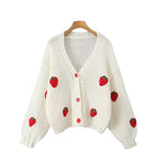 Lightweight V-Neck Knit Cardigan for Women