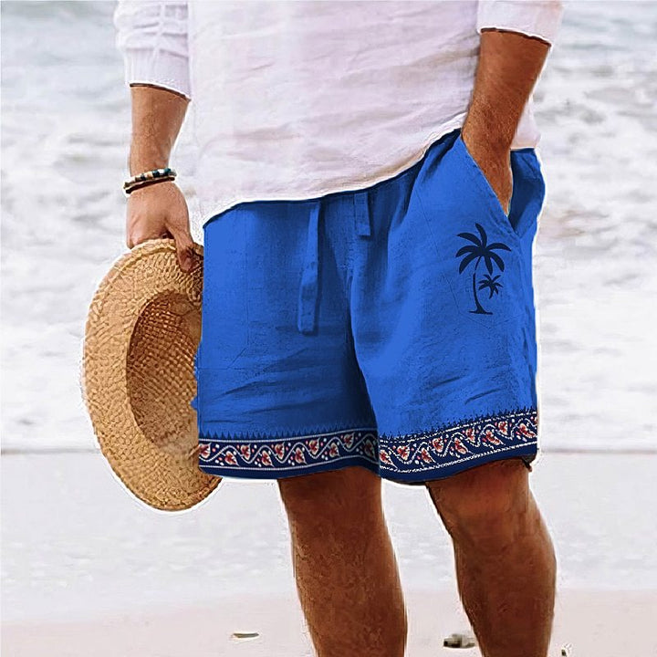 Men’s Printed Beach Shorts-MODAUTLET