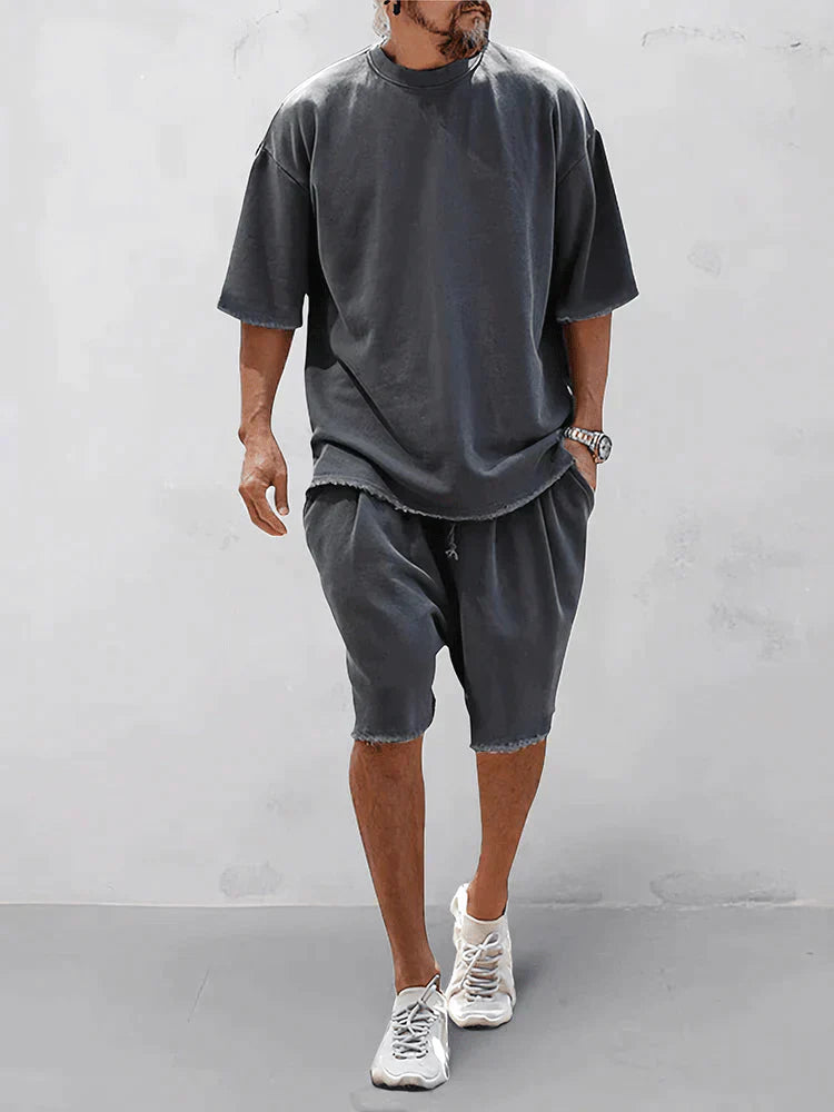 Casual Mens Set Sleek Comfort For Everyday Wear Essentials-MODAUTLET