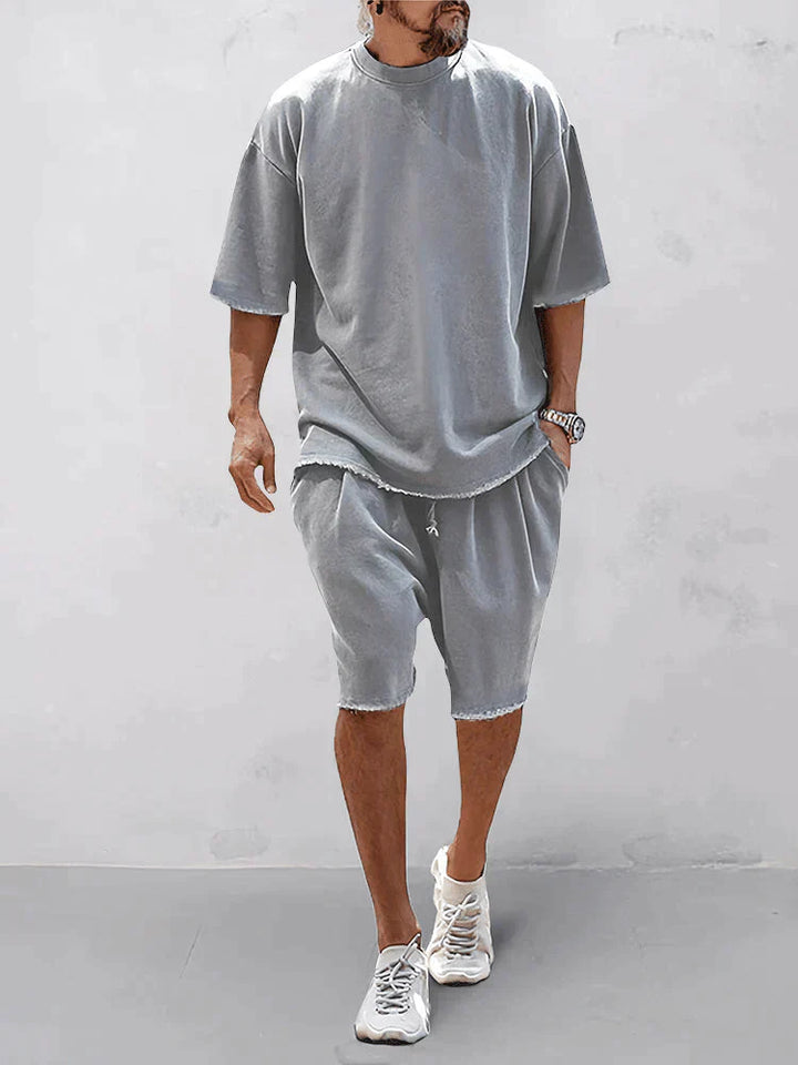 Casual Mens Set Sleek Comfort For Everyday Wear Essentials-MODAUTLET