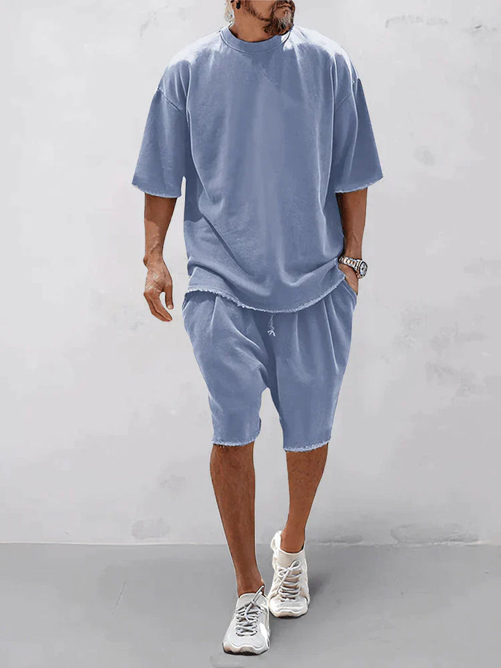 Casual Mens Set Sleek Comfort For Everyday Wear Essentials-MODAUTLET