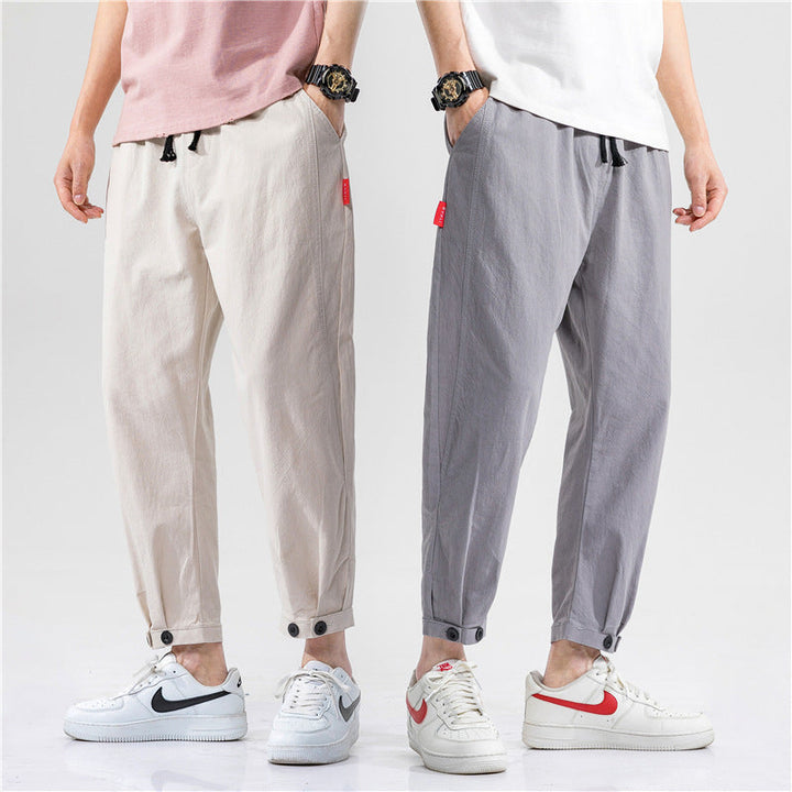 Men's Relaxed Fit Tapered Pants-MODAUTLET