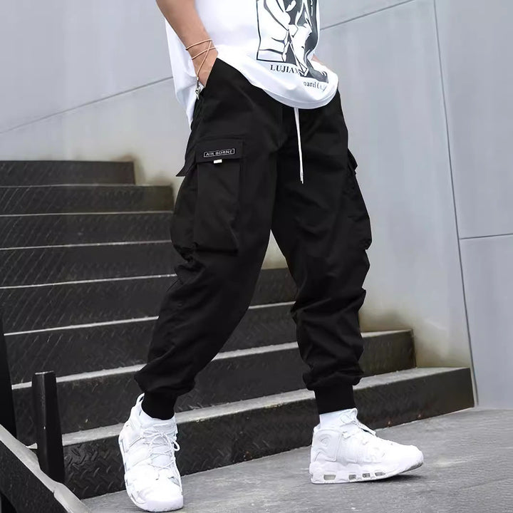 Men's Cargo Joggers with Multi-Pockets-MODAUTLET