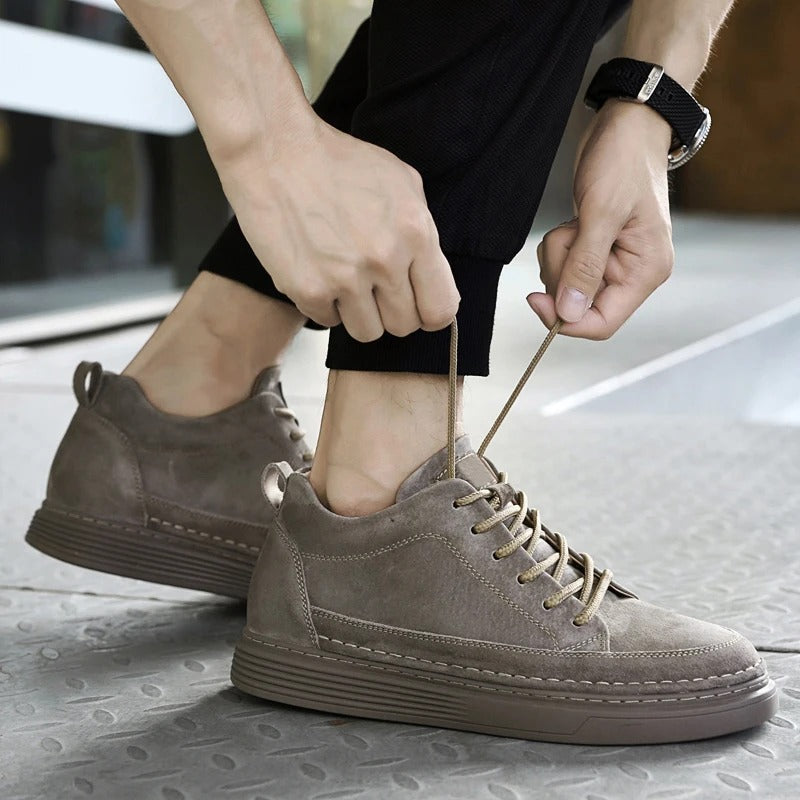 Men's Leather Navarro Shoes - Stylish and Durable Footwear-MODAUTLET