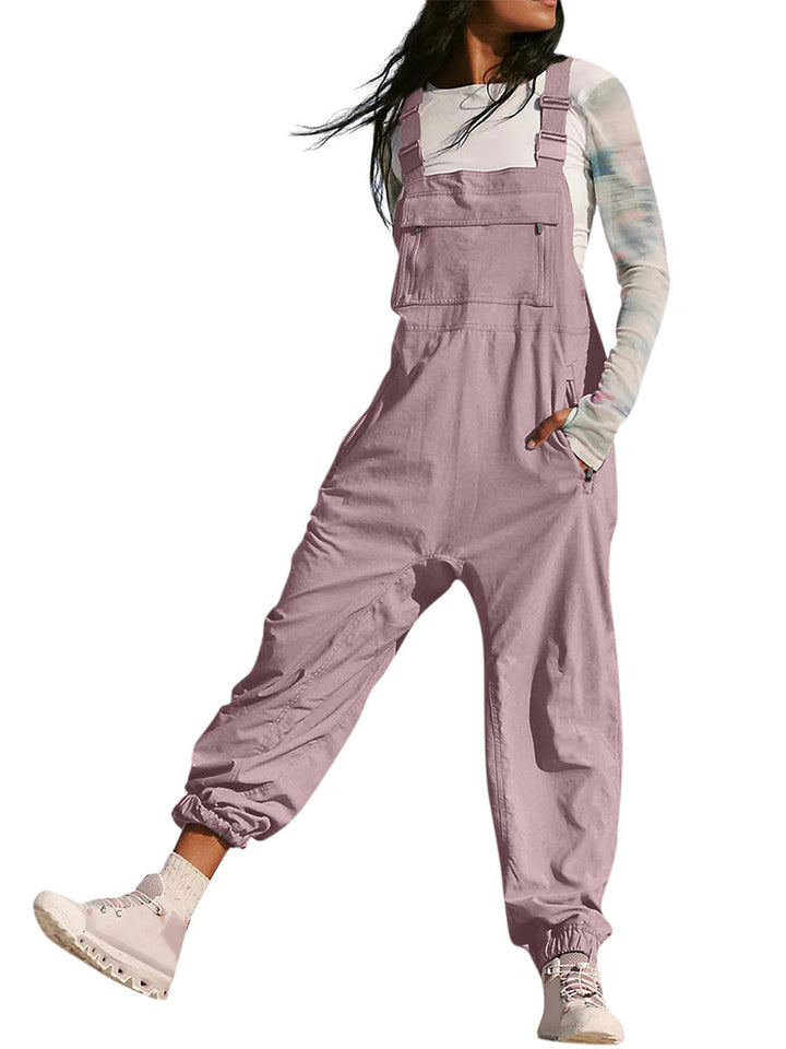Lily | Salopette cargo da donna con tasche con cerniera per uno stile versatile