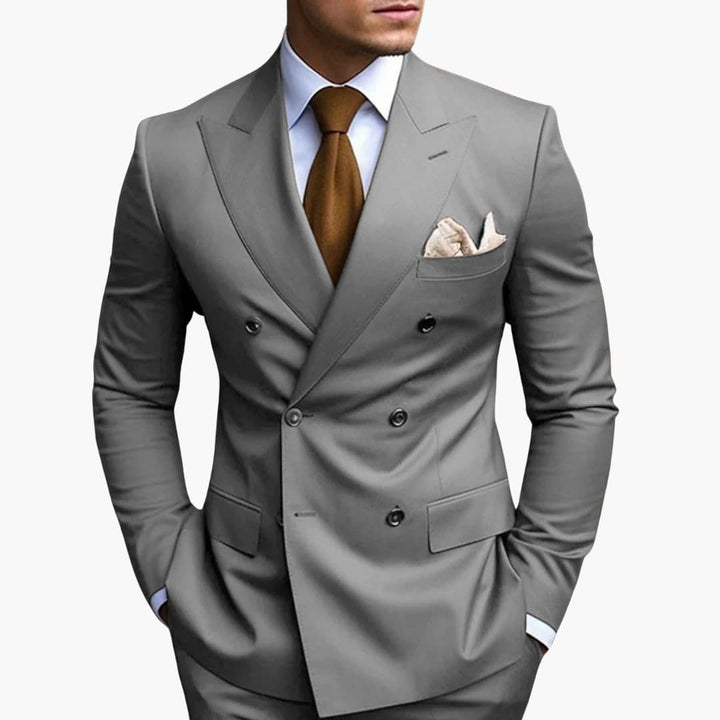 Men's Stylish Double-Breasted Suit