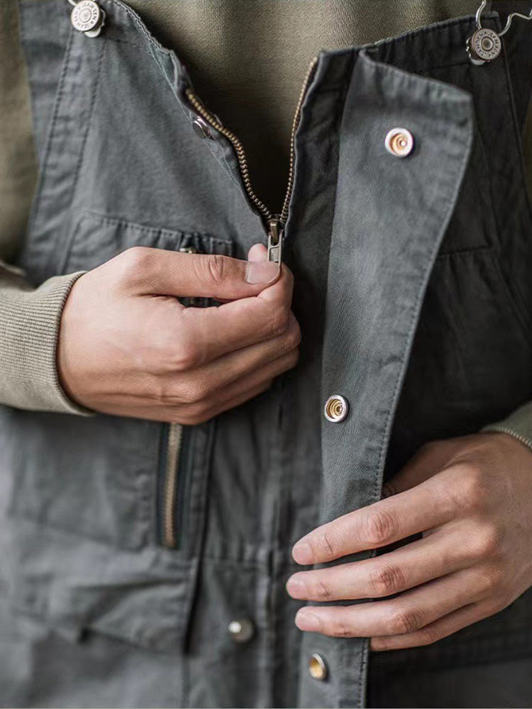 Men's Casual Denim Overalls
