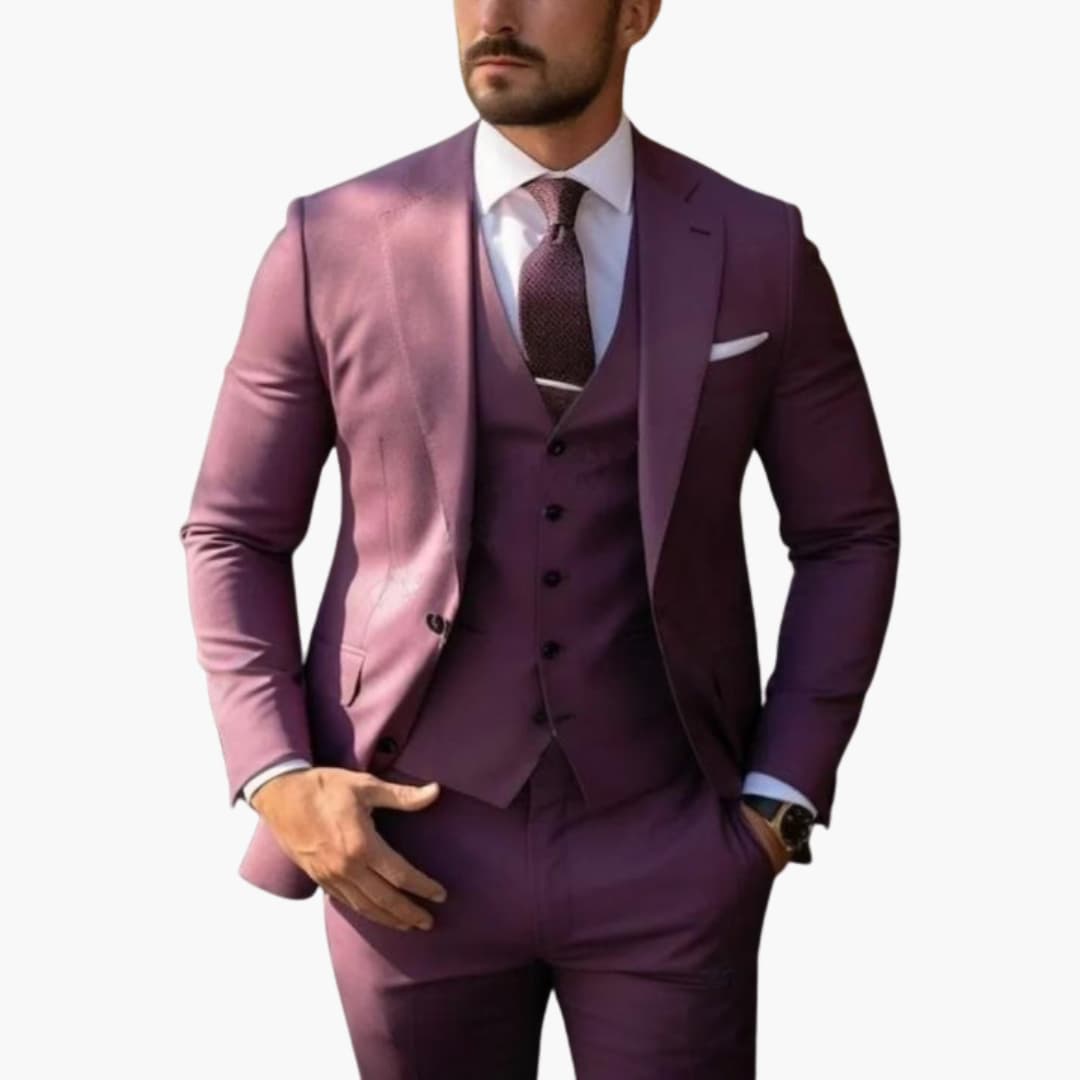 Eleganter Herren-Hochzeitsanzug | Komplettes Outfit