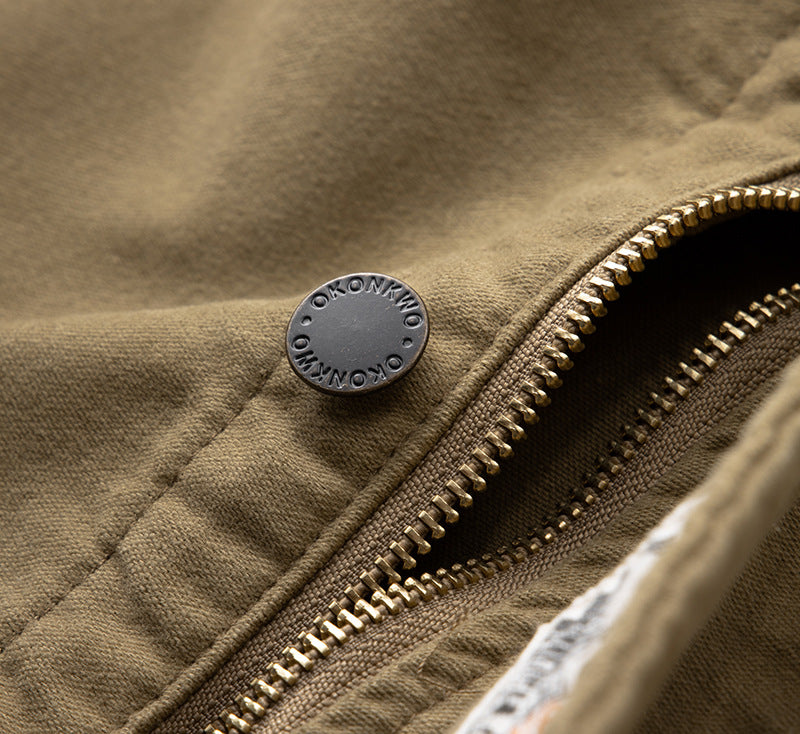 Men's Moleskin Overalls with Cinch Cord