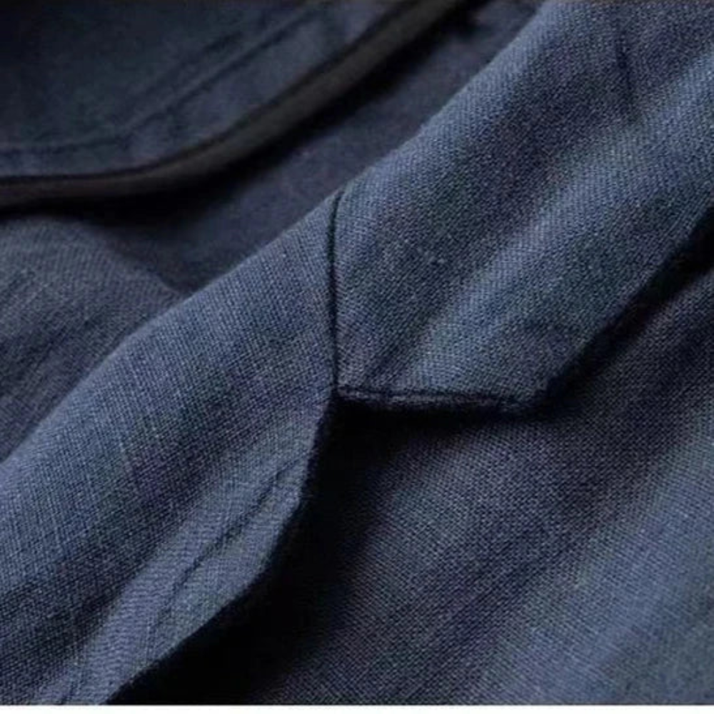 Men's Casual Button Cardigan and Pant Set