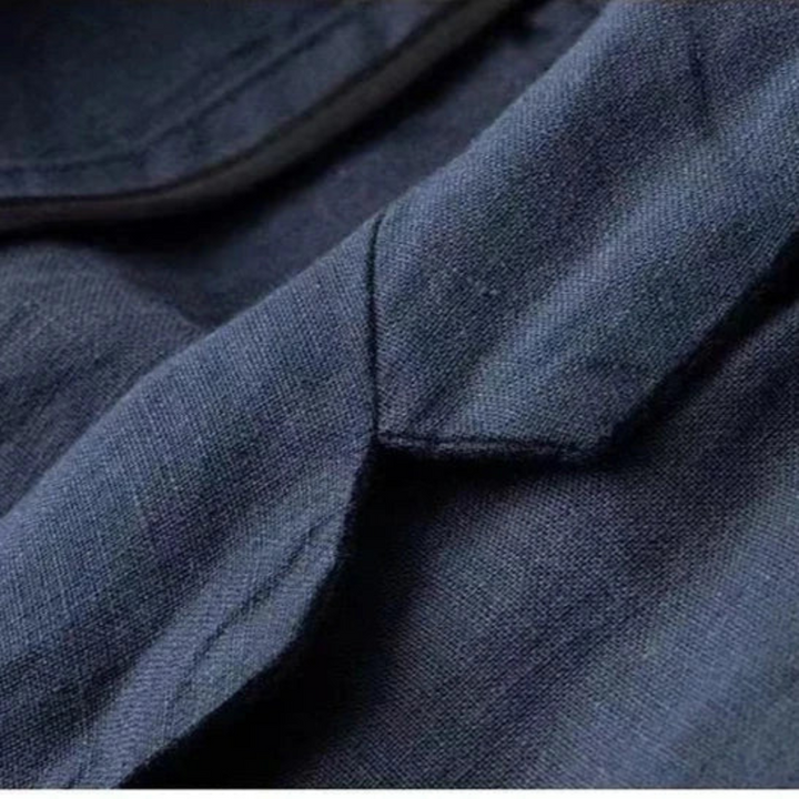 Men's Casual Button Cardigan and Pant Set
