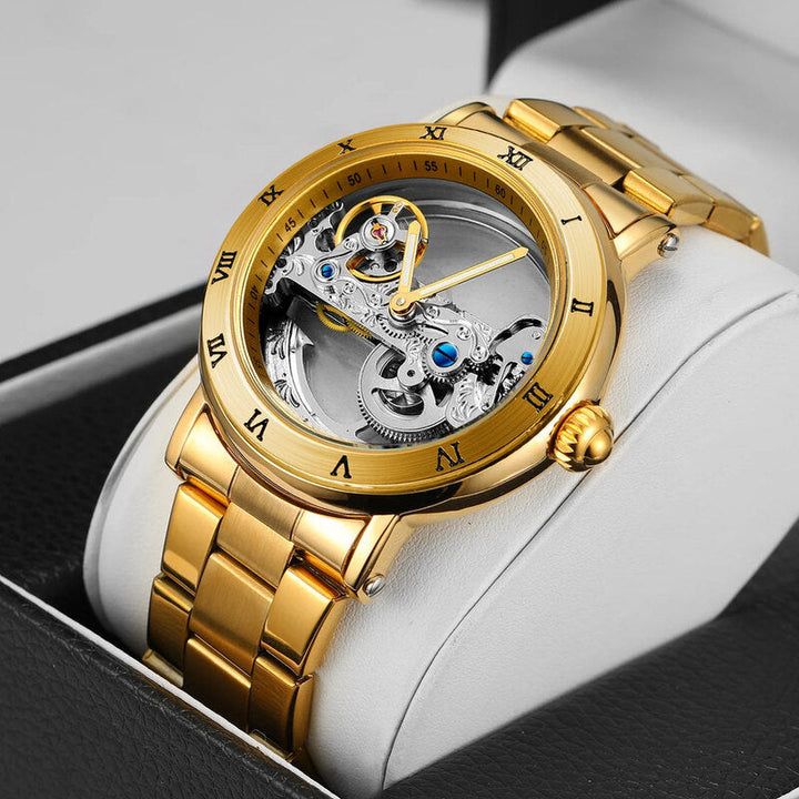 Elegant Skeleton Watch for Timeless Style-MODAUTLET