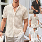 Men's Summer Mesh Short Sleeve Shirt