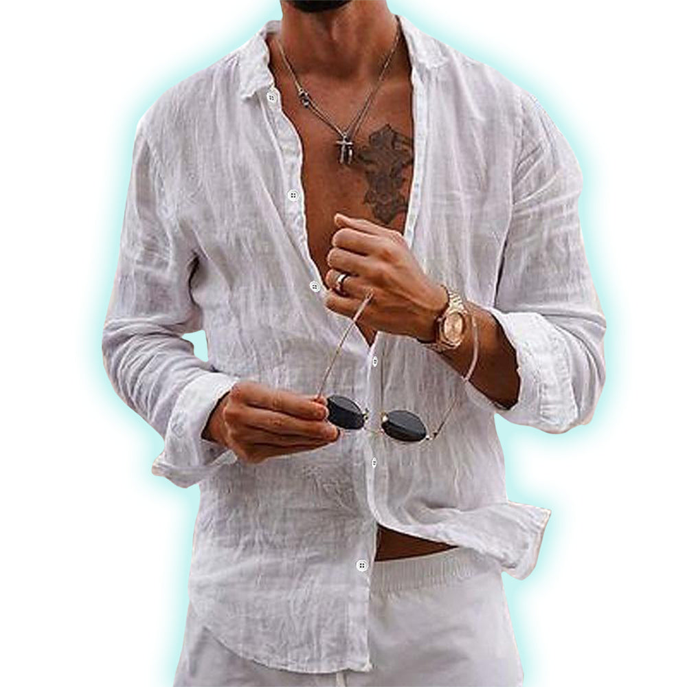 Anderson Classic Linen Shirt-MODAUTLET