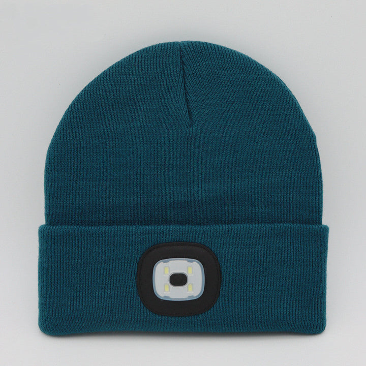 LED-Strickmütze mit Leuchtlicht – Batteriebetriebene gestrickte Beanie