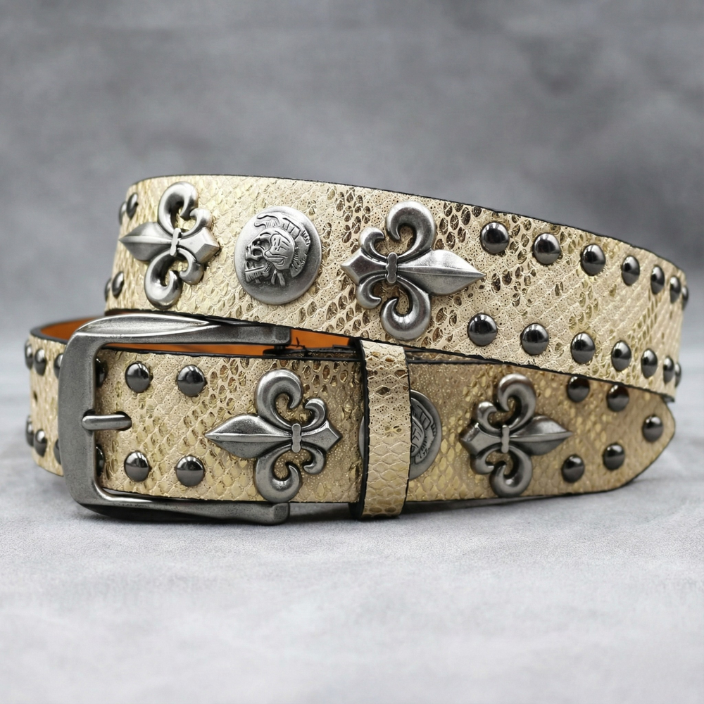 Studded Fashion Belt for Stylish Looks-MODAUTLET