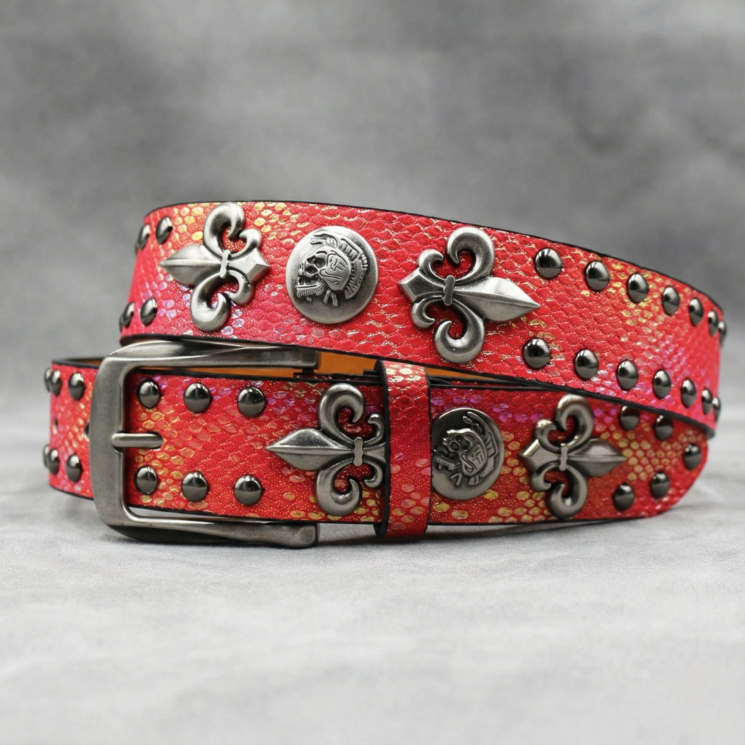 Studded Fashion Belt for Stylish Looks-MODAUTLET