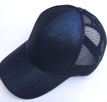 Chapéu Estilo Duck Tongue com Proteção Solar para Mulher com Abertura para Rabo de Cavalo