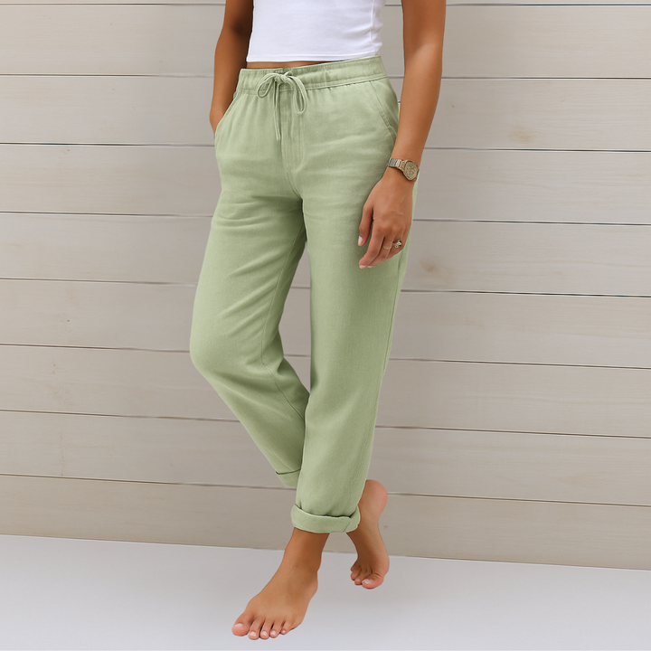 Women's Premium Breathable Elastic Waist Pants-MODAUTLET