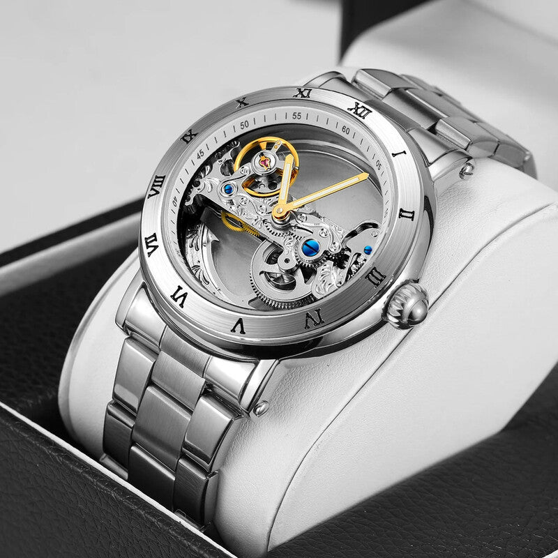 Elegant Skeleton Watch for Timeless Style-MODAUTLET