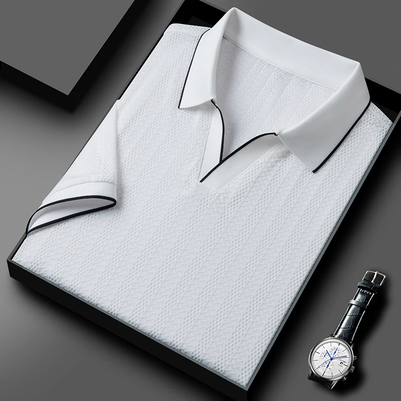 Men's Airknit Polo Shirt - Voss Vander Style-MODAUTLET