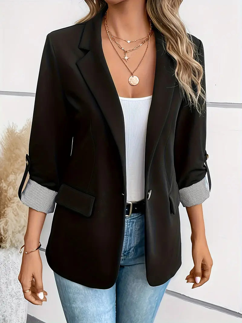 Tailored Womens Blazer For Professional Power Suit Office-MODAUTLET