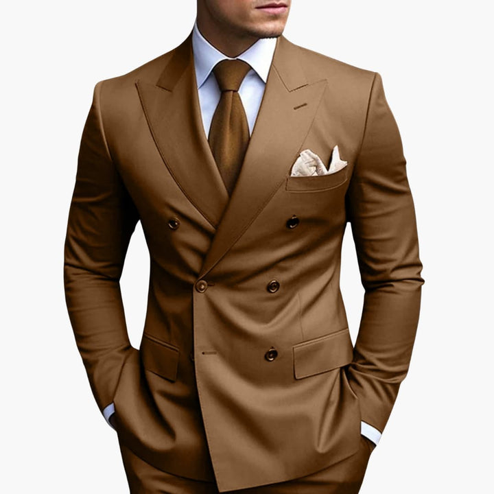 Men's Stylish Double-Breasted Suit