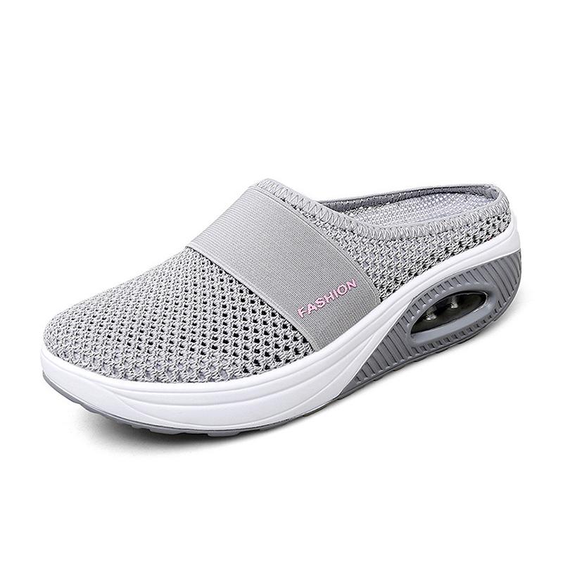 Women's Comfortable Orthopedic Walking Shoes Gray