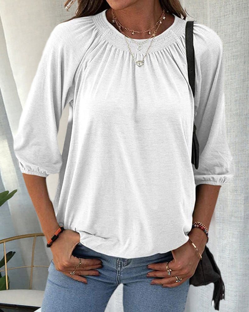 Women's Chic Essential Blouse White
