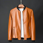 Men's Ashford Leather Jacket - Stylish and Durable Outerwear Brown