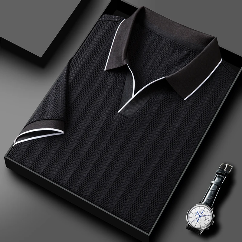 Men's Airknit Polo Shirt - Voss Vander Style-MODAUTLET