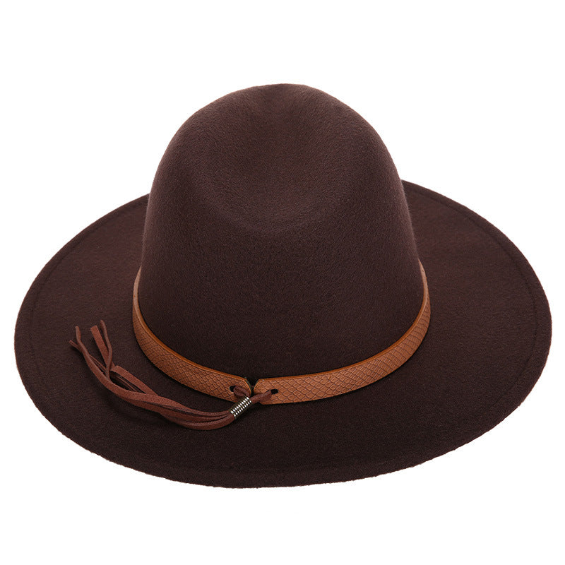 Stylischer Woll-Jazzhut für Damen – Trendiges Modeaccessoire