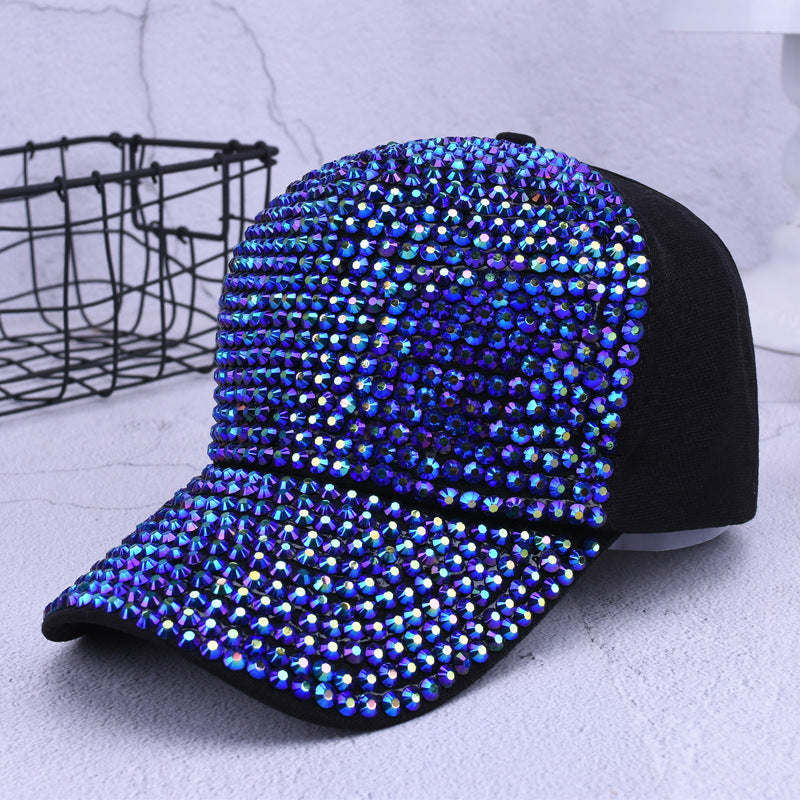 Stylish Sequin Baseball Cap for Women
