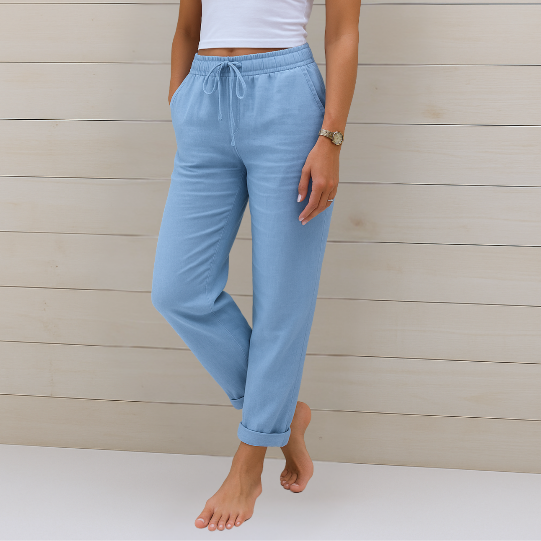 Women's Premium Breathable Elastic Waist Pants-MODAUTLET