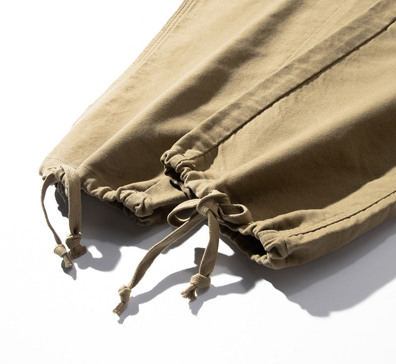 Men's Moleskin Overalls with Cinch Cord